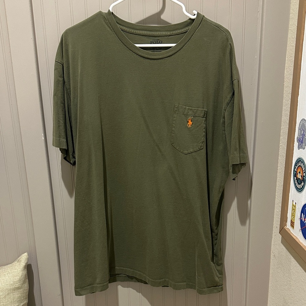 Polo by Ralph Lauren Men's Dark Green Tee